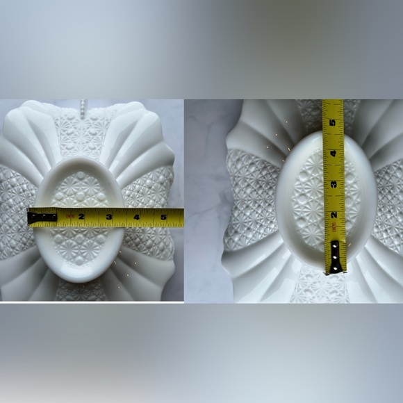 Vintage Fenton White Milk Glass Daisy & Buttons Bowl - Large - Picture 17 of 17